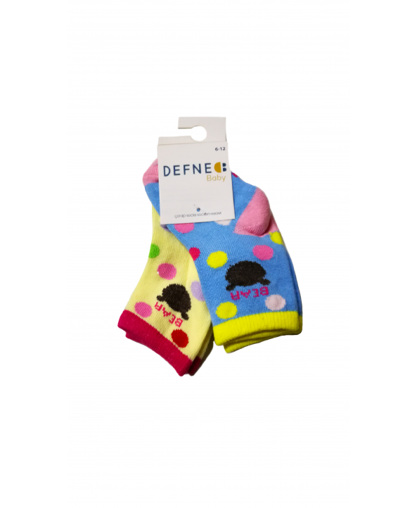 Defne бебешки чорапи 2 чифта 6-12 месеца Мики